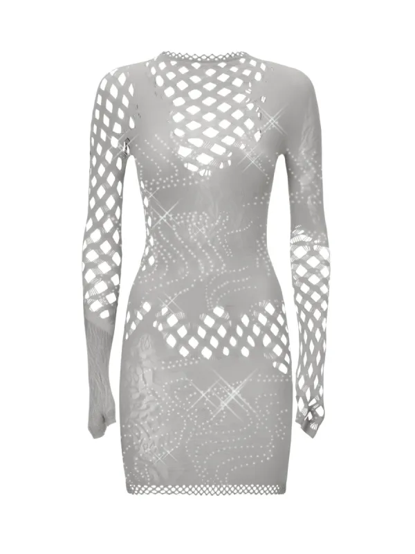 Raquel Dress Smoke Grey sold by Poster Girl