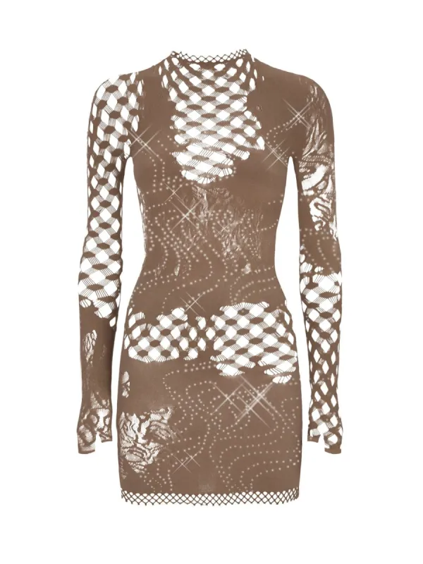 Raquel Dress Kahlua sold by Poster Girl