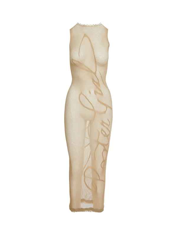 Aloha Midi Dress Clay sold by Poster Girl