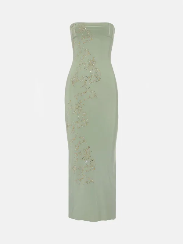 Zahara Dress Adventurine sold by Poster Girl