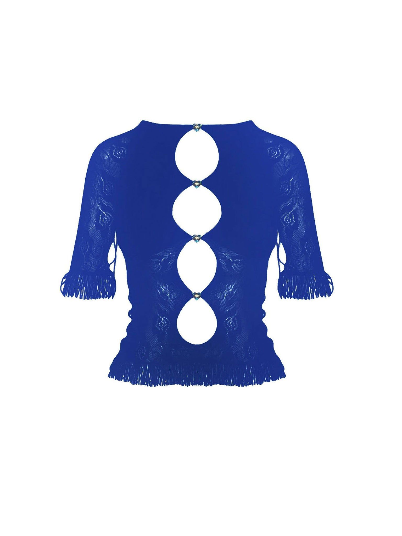 Floral Miranda Top Pageant Blue sold by Poster Girl