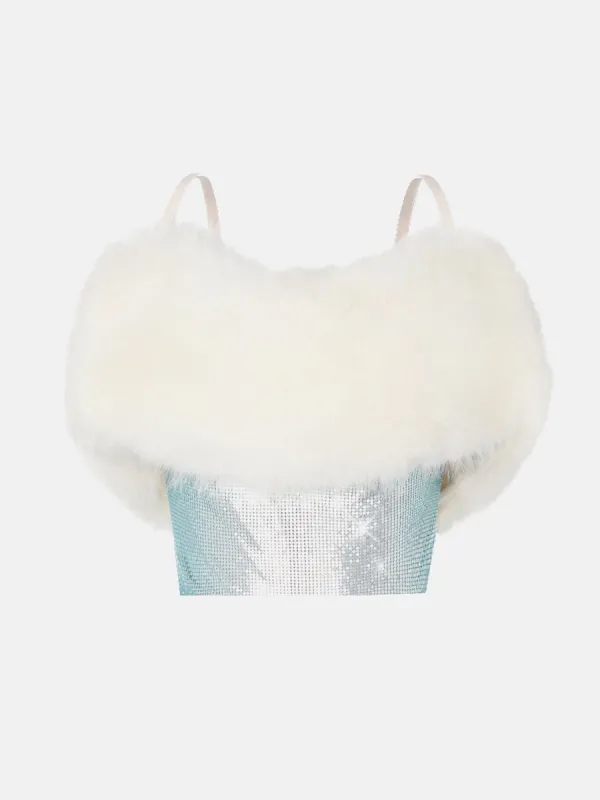 Bonny Fur Top Ombre sold by Poster Girl