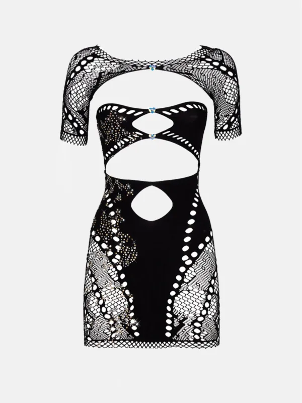Barbi Dress Jet Black sold by Poster Girl