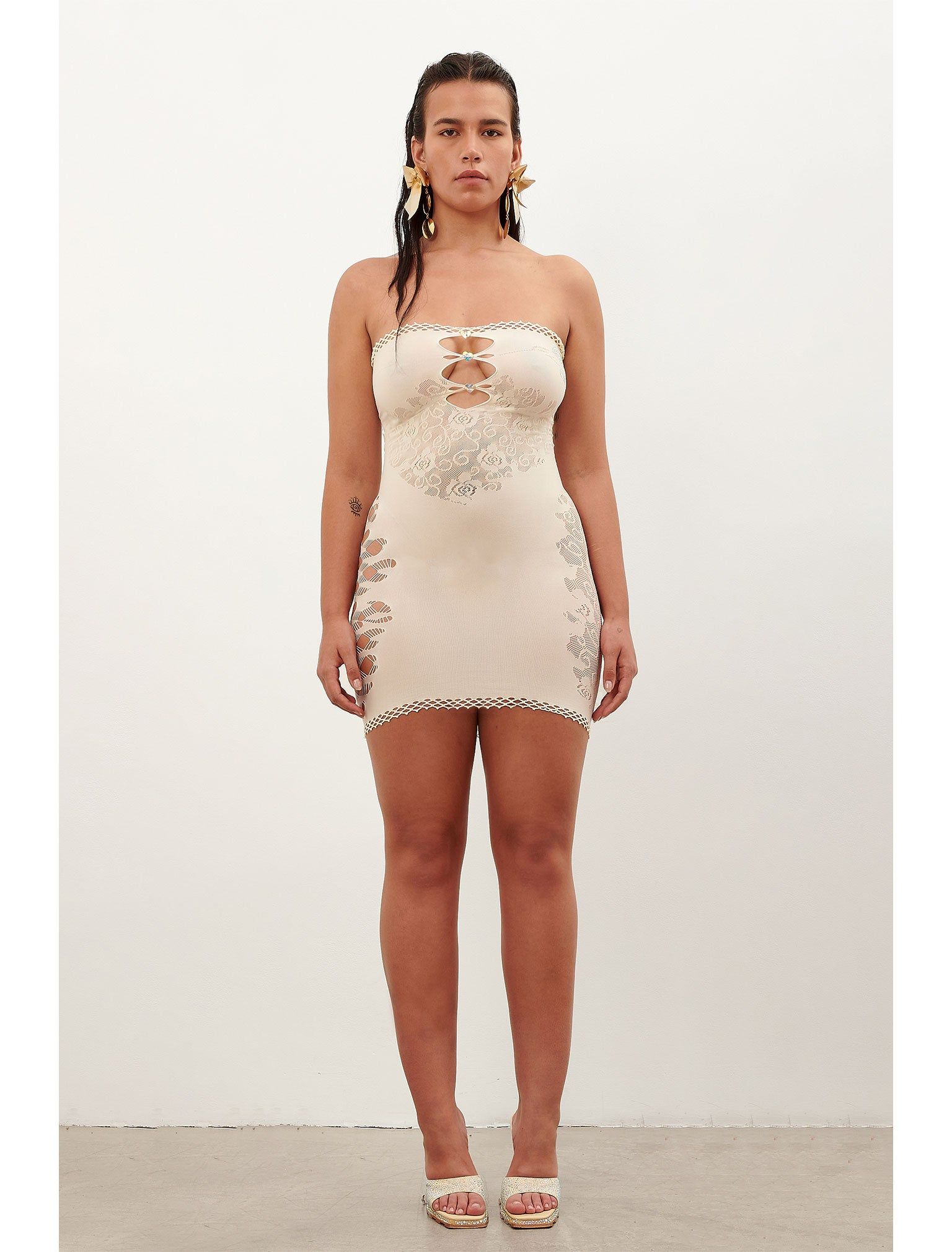 Coco Dress in Butter sold by Poster Girl product image thumbnail 2