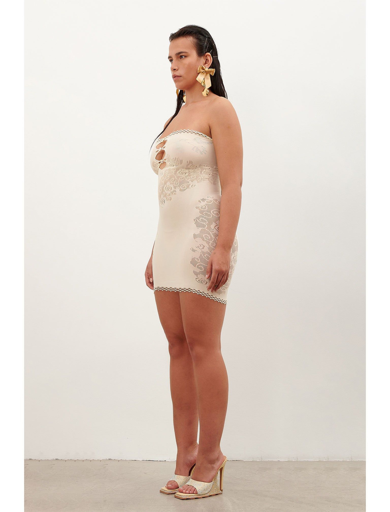 Coco Dress in Butter sold by Poster Girl product image thumbnail 5