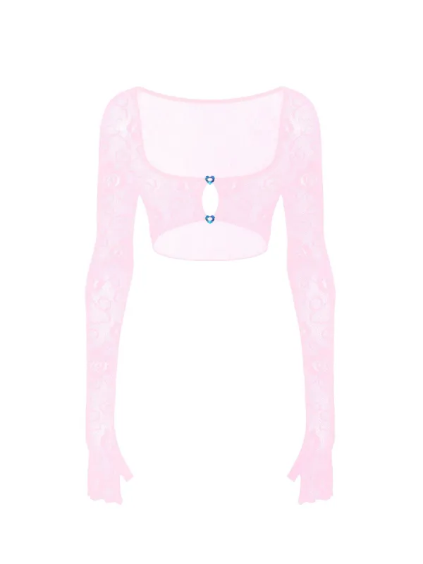 Octavia Top Rose Quartz sold by Poster Girl