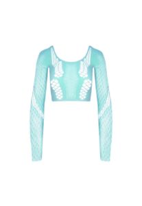 Talie Top Soft Turquoise sold by Poster Girl