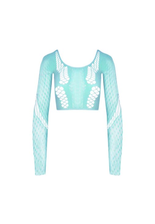 Talie Top Soft Turquoise sold by Poster Girl