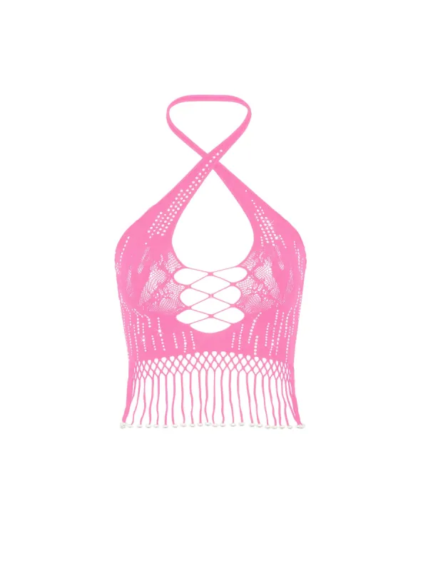 Kailani Top Fuchsia Pink sold by Poster Girl
