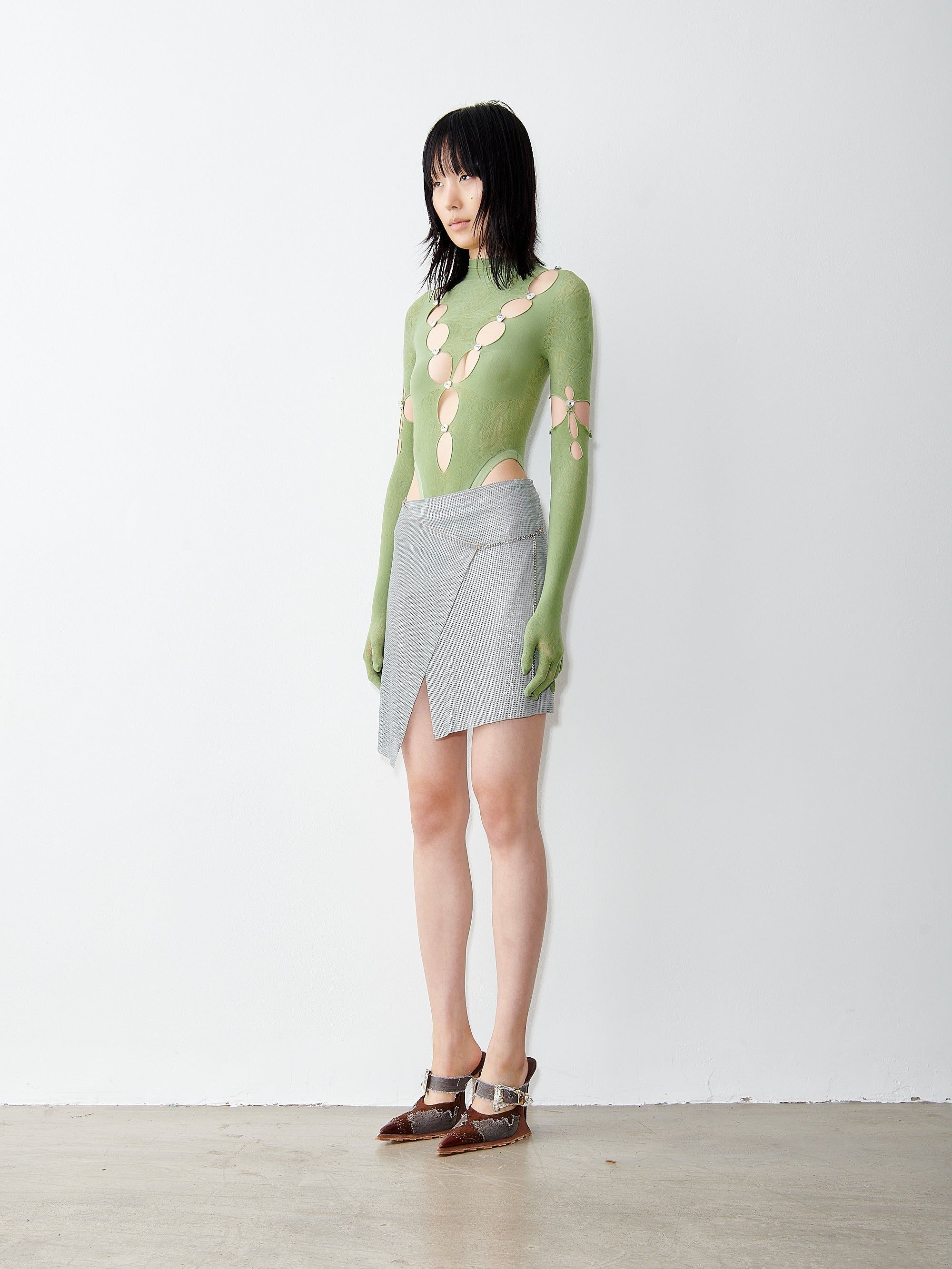 Winona Wrap Skirt Meteorite sold by Poster Girl product image thumbnail 3