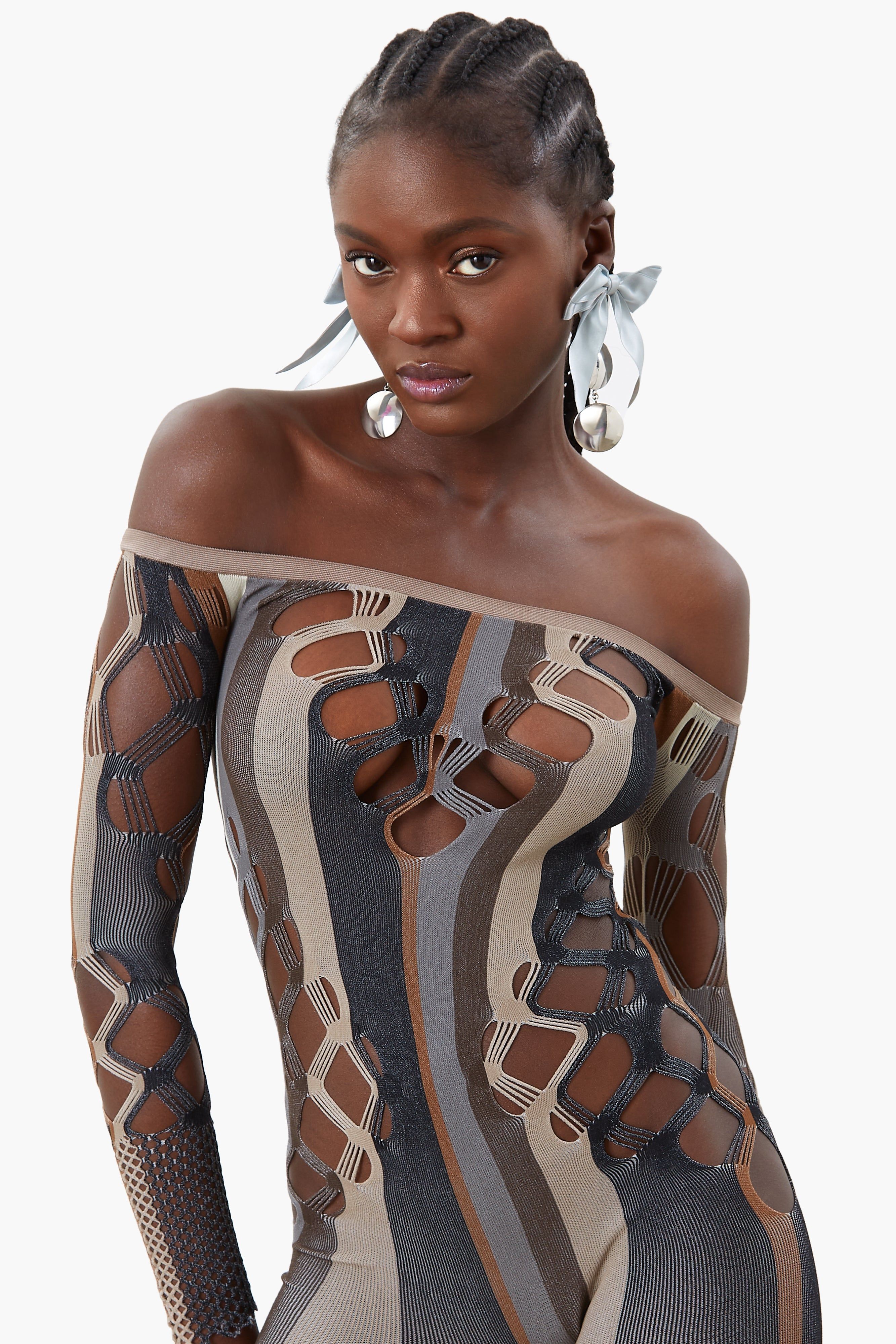 Admiral Jumpsuit Oyster Stripe sold by Poster Girl product image thumbnail 3