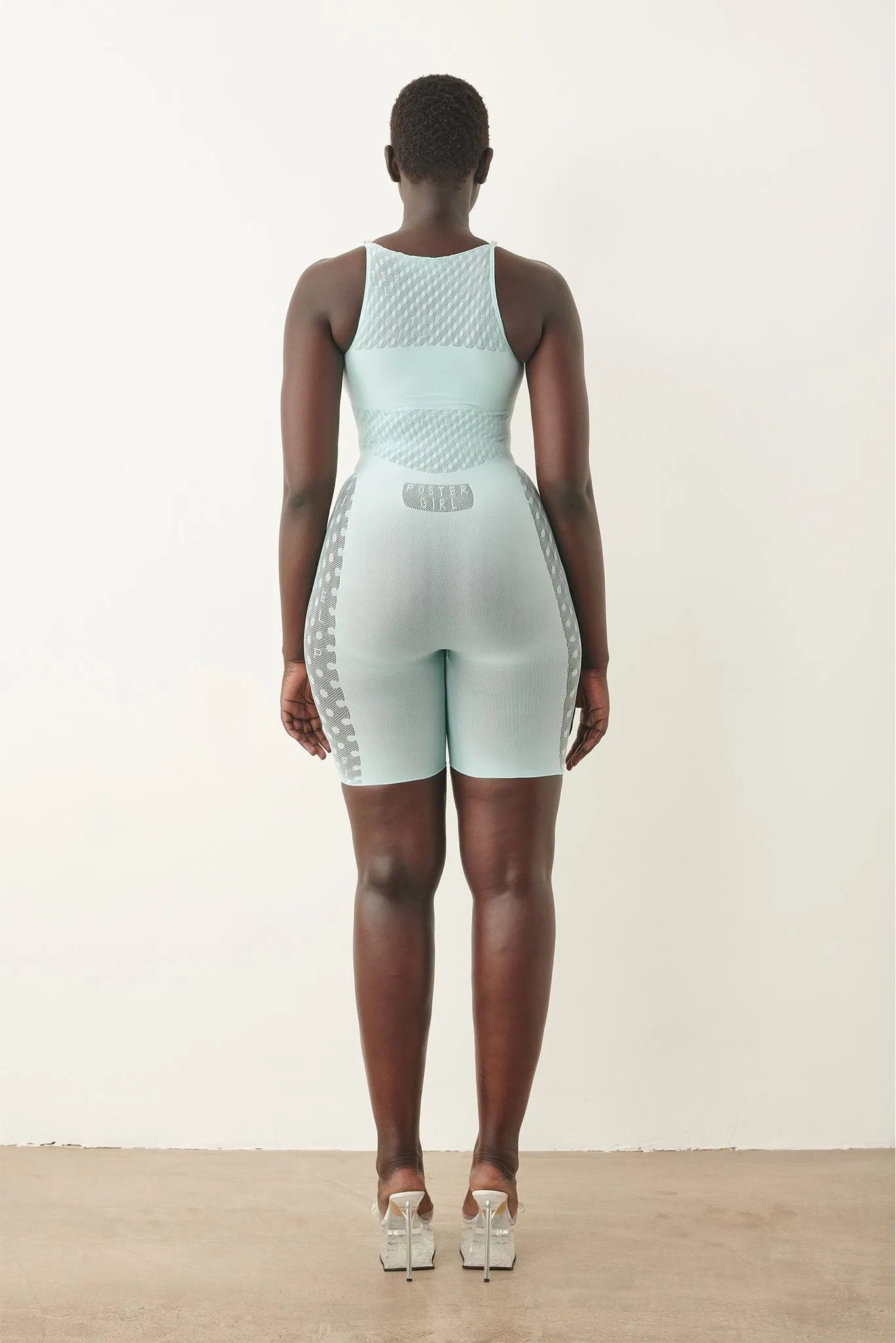 Jetta Jumpsuit in Soft Turquoise sold by Poster Girl product image thumbnail 4