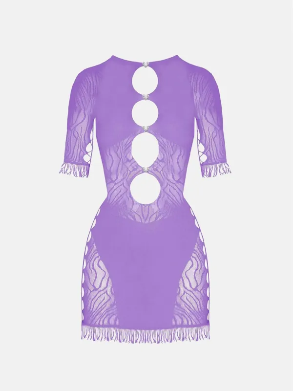 Miranda Dress in Lilac sold by Poster Girl