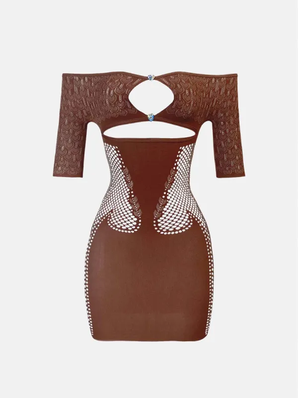 Archer Dress Old Money Brown sold by Poster Girl