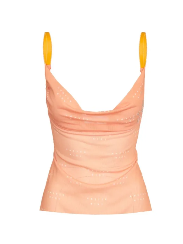Emeline Cami Top Aperol sold by Poster Girl