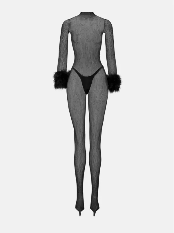 Trophy Jumpsuit Black sold by Poster Girl