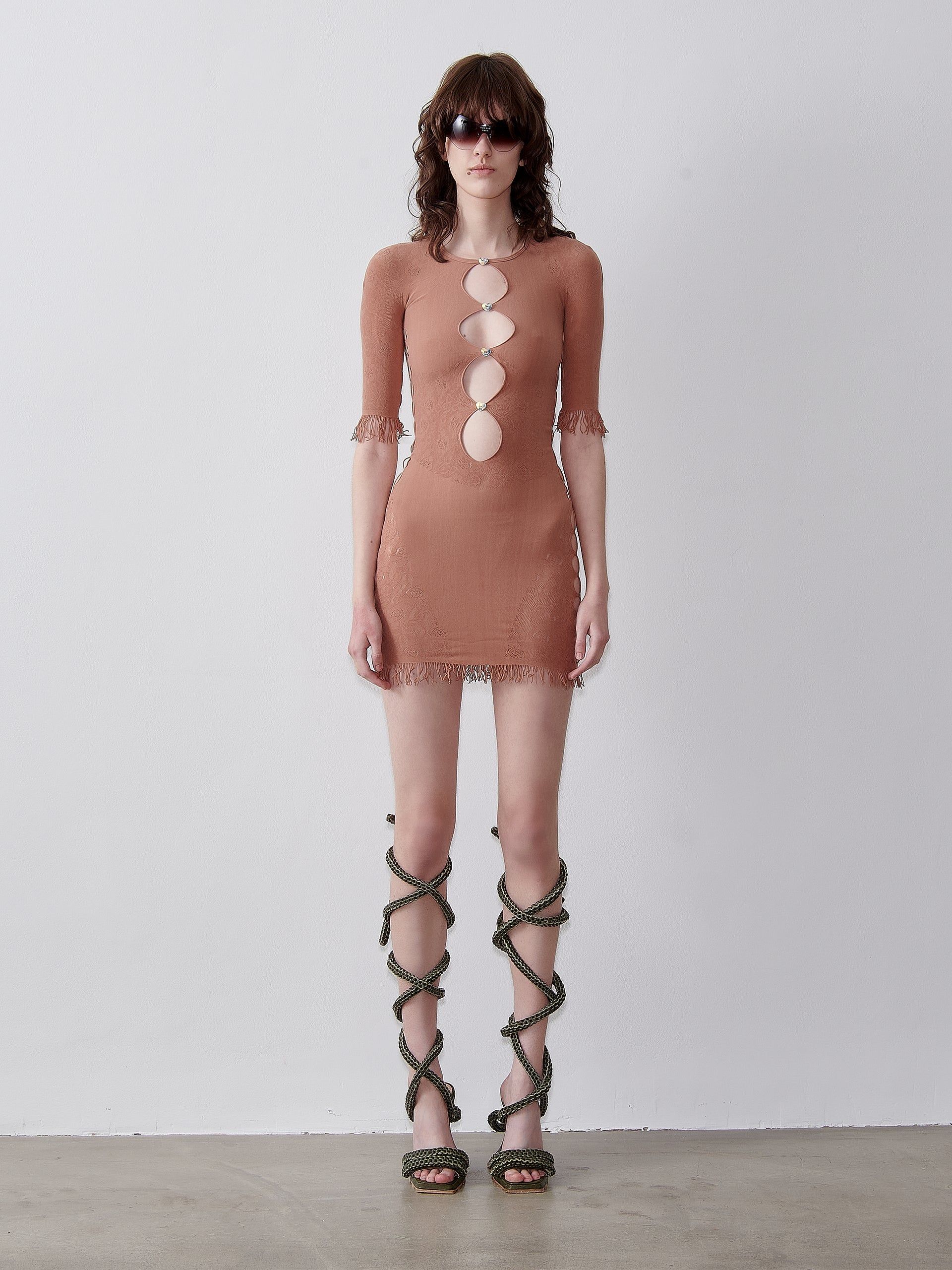 Floral Miranda Dress in Marlboro Light sold by Poster Girl product image thumbnail 2