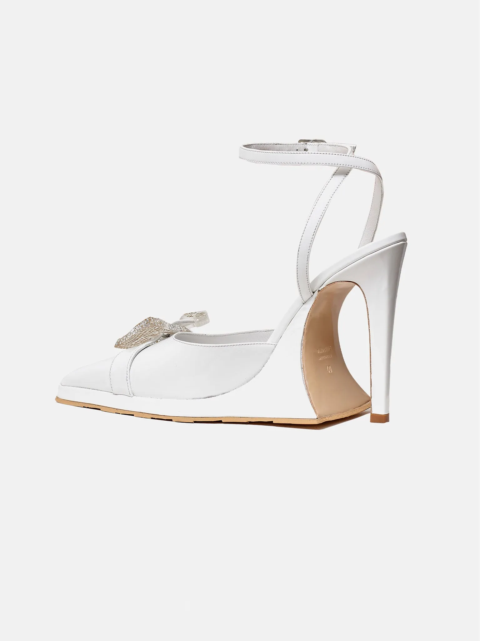 Cruella Shoes Patent Leather Virgin White sold by Poster Girl product image thumbnail 2