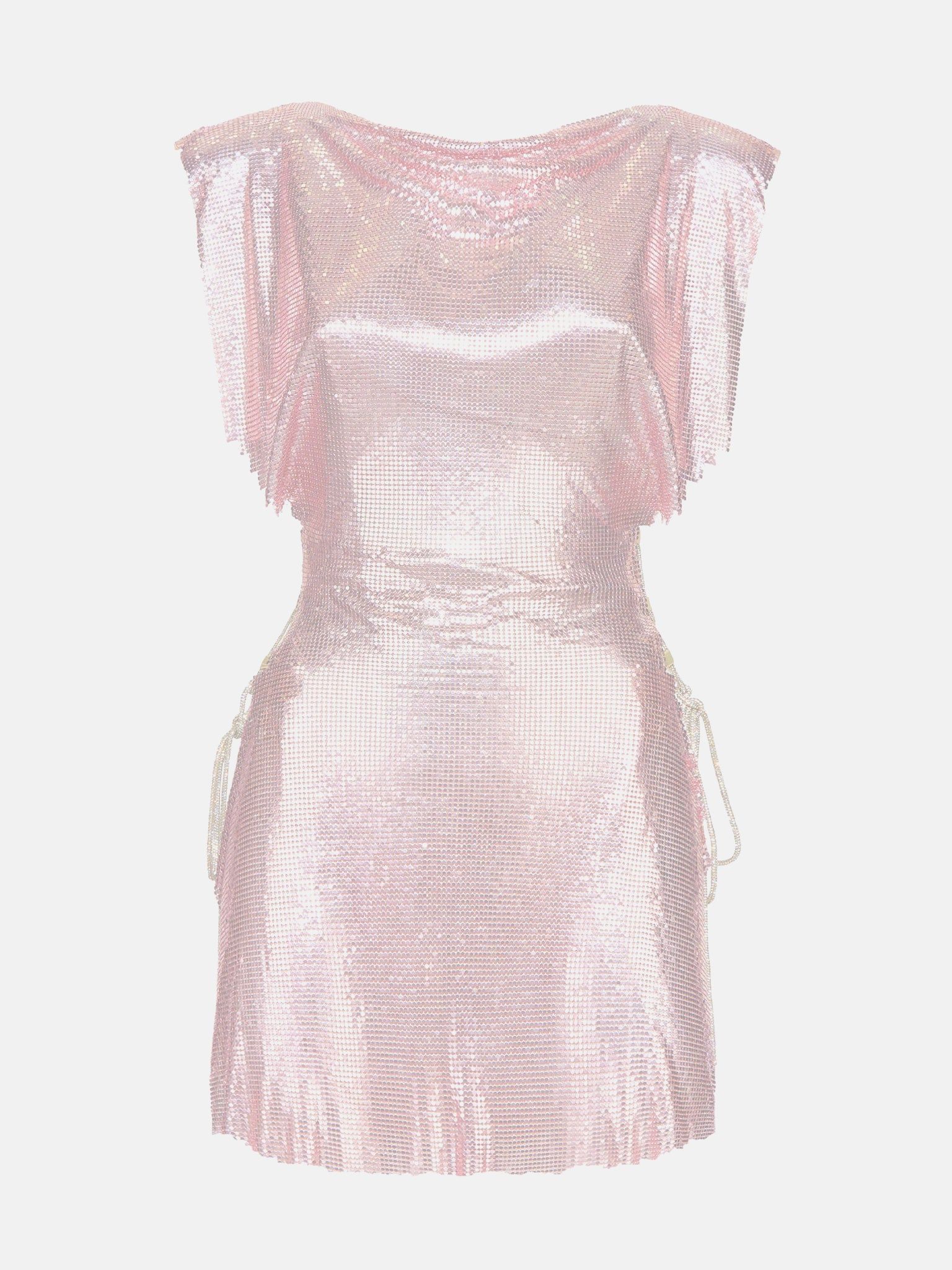 Bamm Bamm Mini Dress Blush Pink sold by Poster Girl