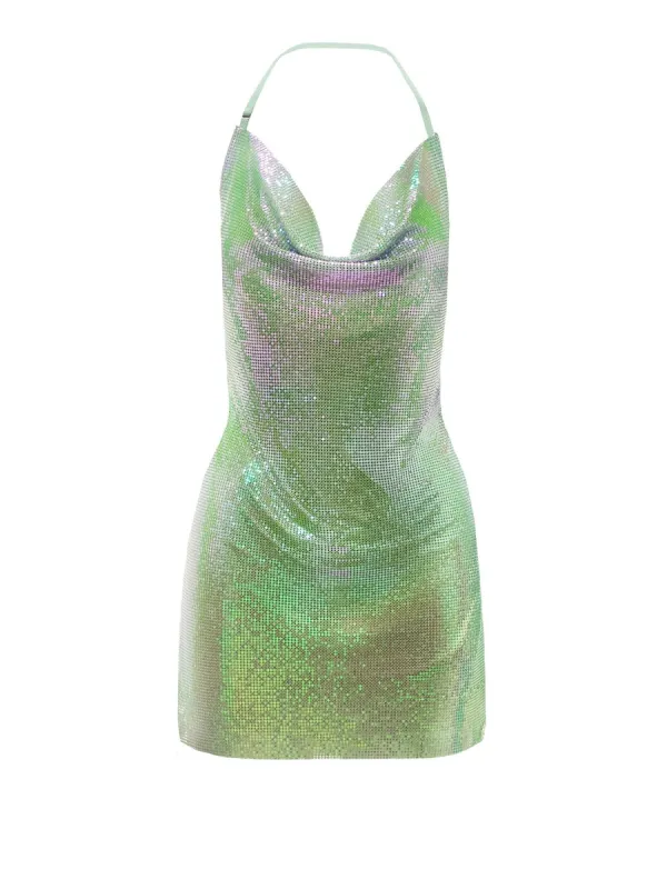 Zeina Dress Ultra Serpentine sold by Poster Girl