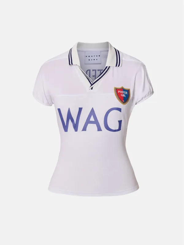 WAG Tee White sold by Poster Girl