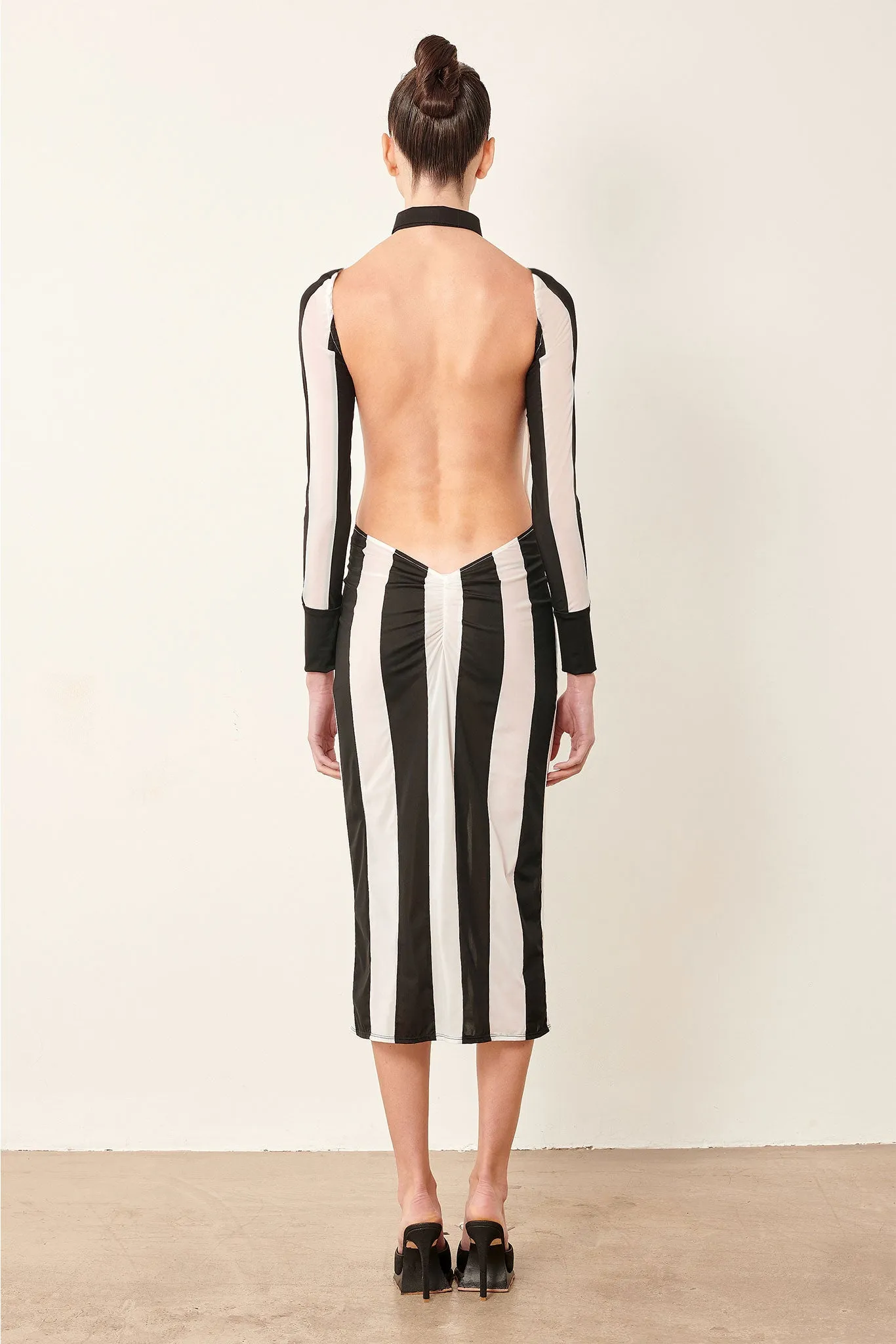 Ref Dress Black/White Stripe sold by Poster Girl product image thumbnail 4
