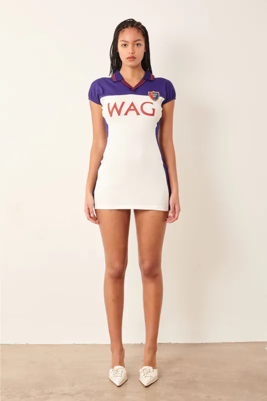 WAG Mini Dress Blue sold by Poster Girl