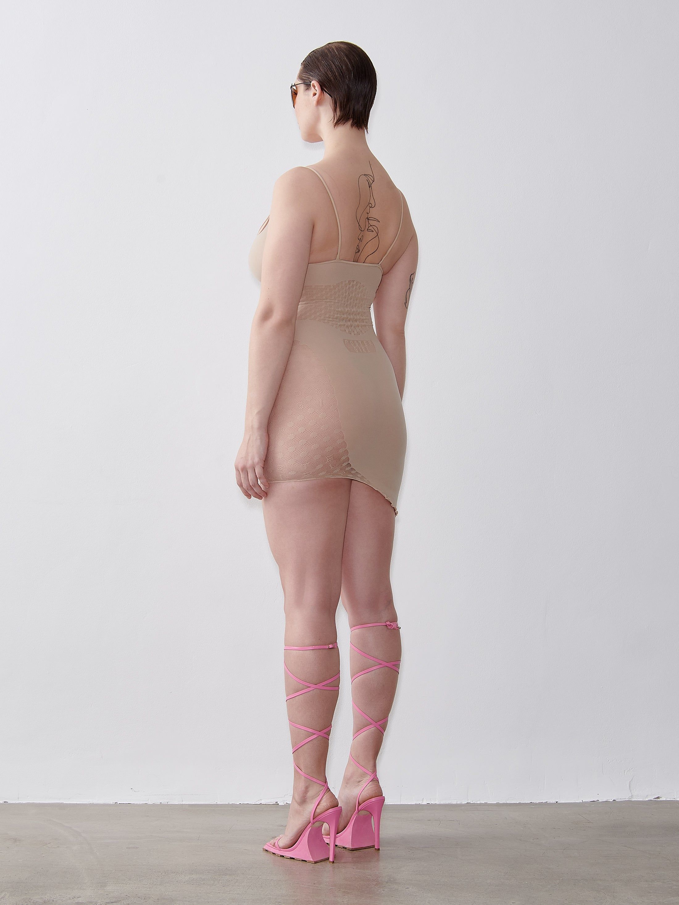 Anita Dress Taupe sold by Poster Girl product image thumbnail 3