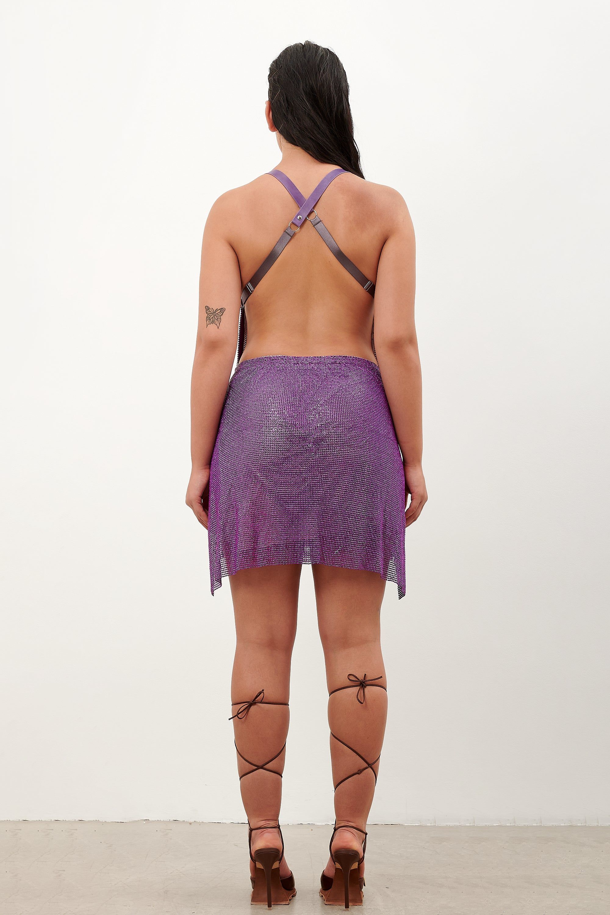 Adrianne Dress in Amethyst sold by Poster Girl product image thumbnail 4