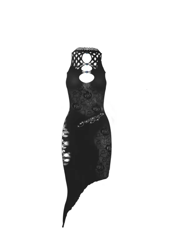 Tamika Dress in Jet Black sold by Poster Girl