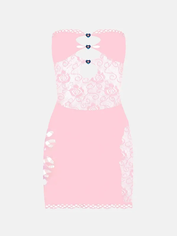 Coco Dress in Rose Quartz sold by Poster Girl