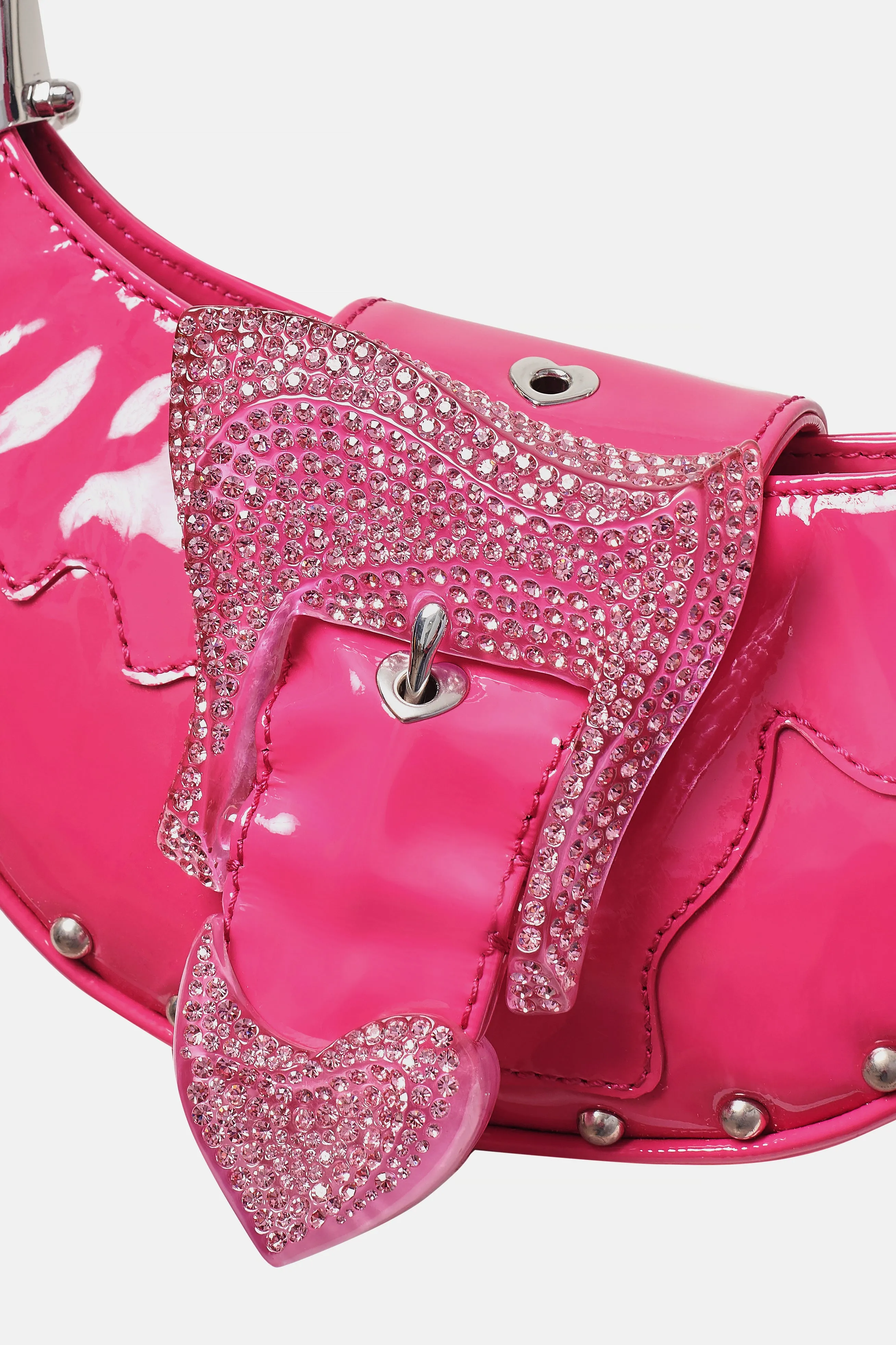 Deville Bag Patent Leather Harlot Pink sold by Poster Girl product image thumbnail 2