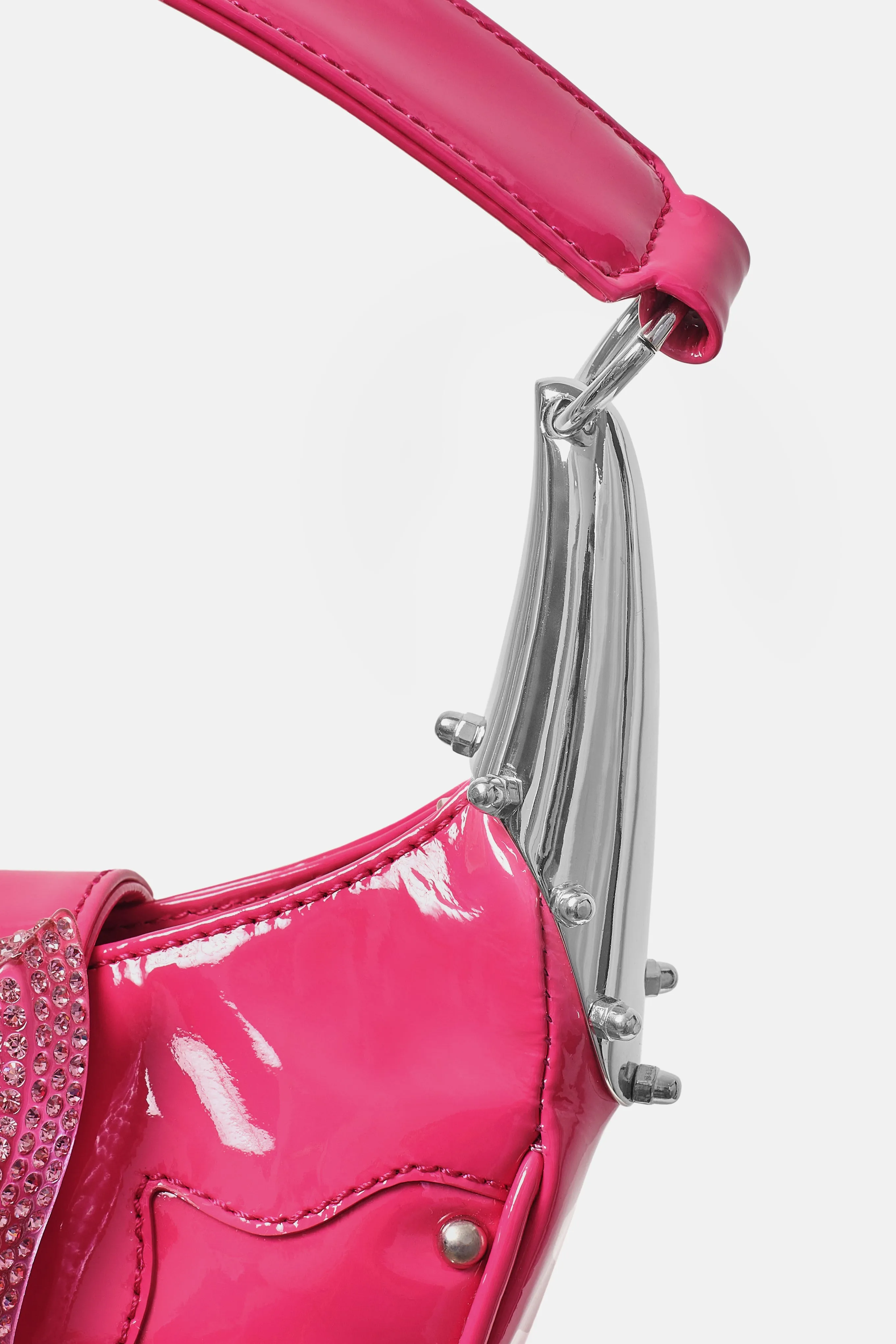 Deville Bag Patent Leather Harlot Pink sold by Poster Girl product image thumbnail 3