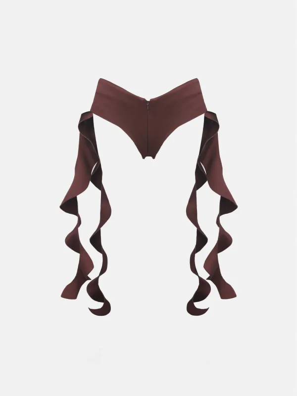 Rapunzel Hotpants Old Money Brown sold by Poster Girl