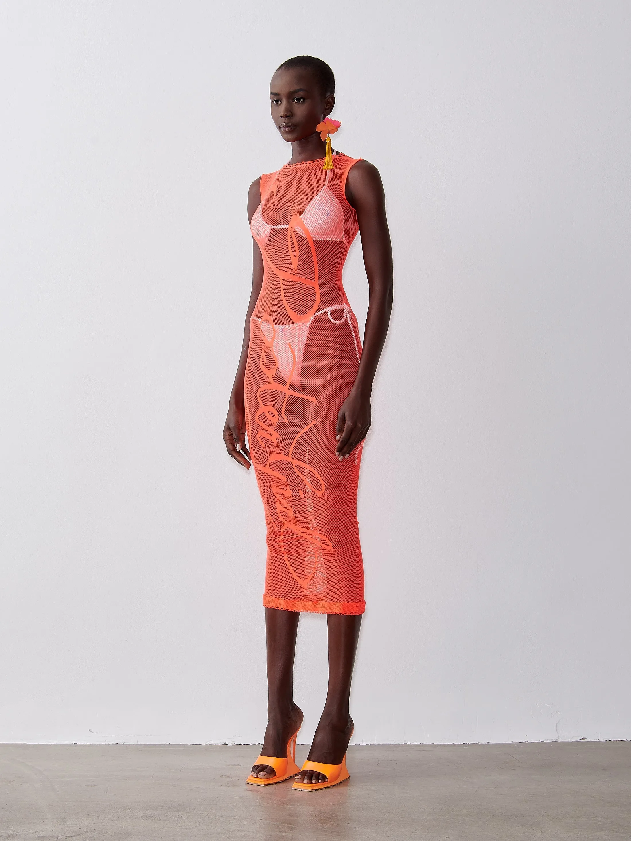 Aloha Midi Dress Chilli sold by Poster Girl product image thumbnail 4