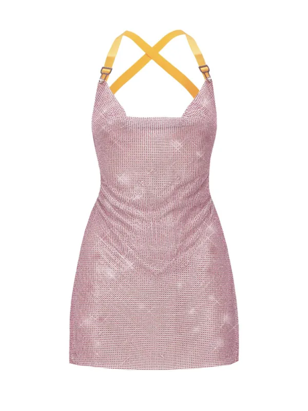Rhinestoned Calypso Dress in Cosmo sold by Poster Girl