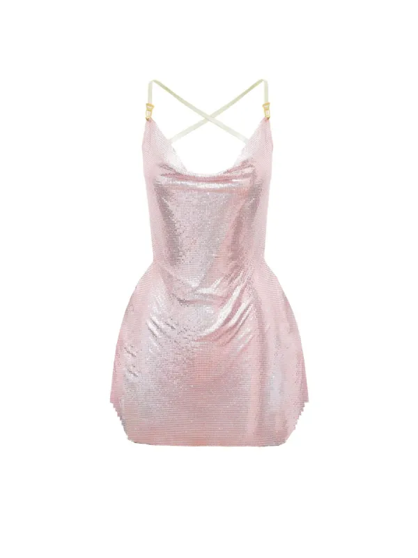Calypso Dress Blush Pink sold by Poster Girl