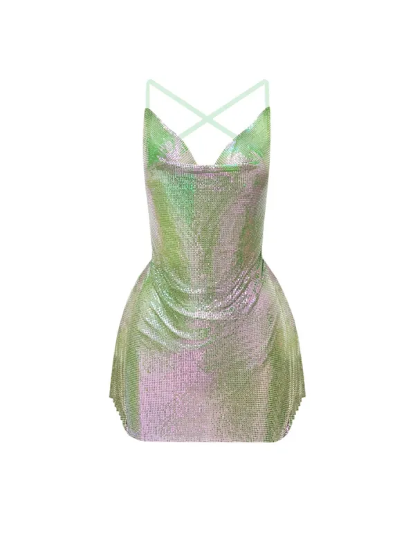 Calypso Dress Ultra Serpentine AW22 sold by Poster Girl