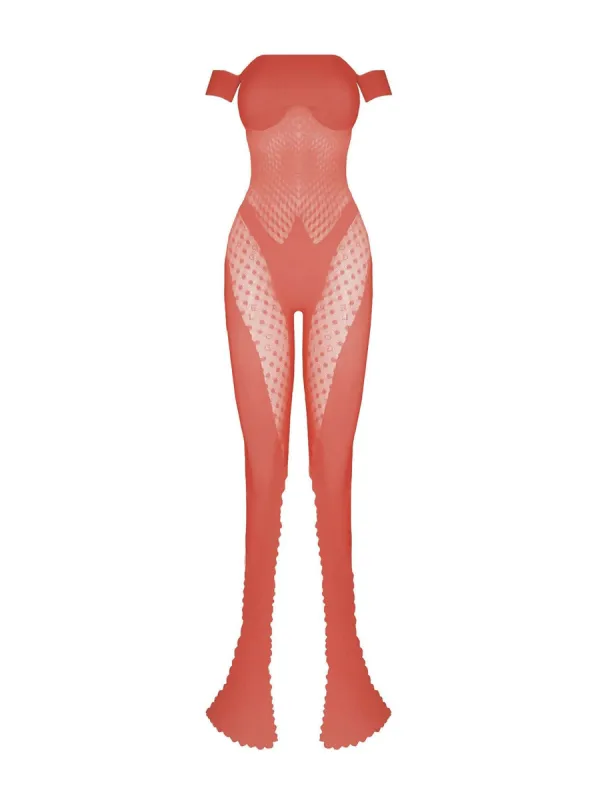 Junia Jumpsuit in Burnt Henna sold by Poster Girl