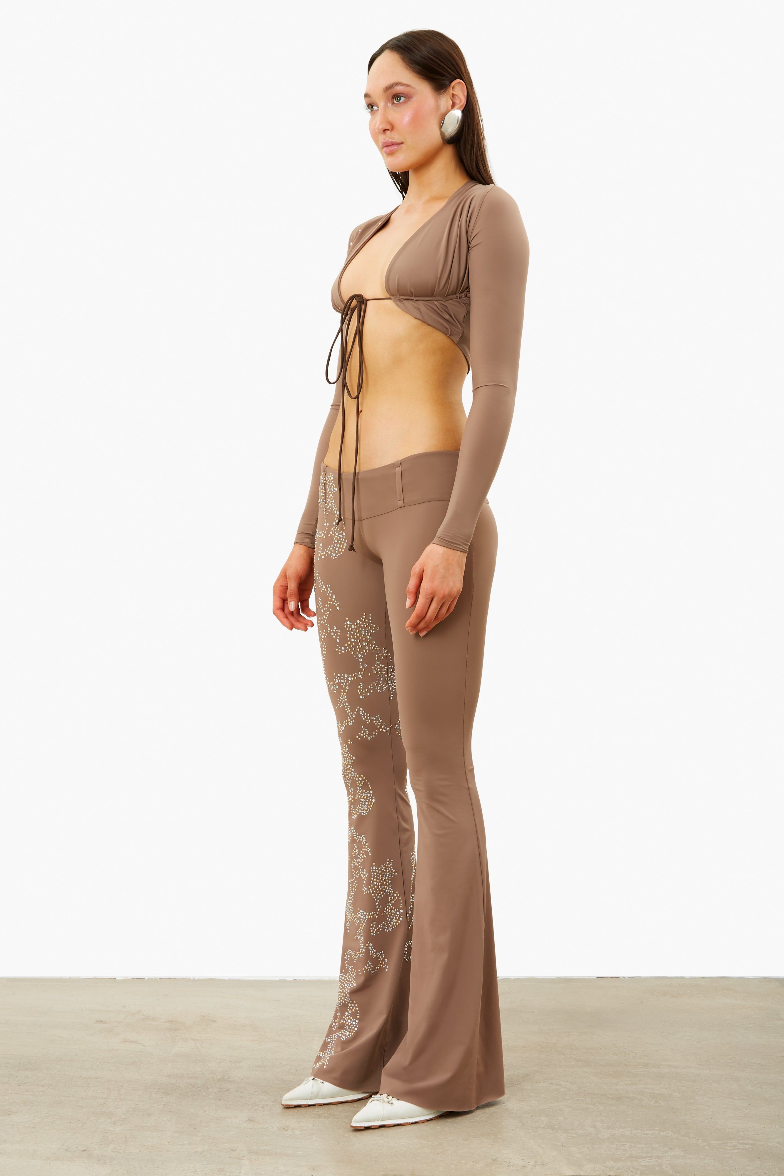 Yazmine Trousers Tobacco sold by Poster Girl product image thumbnail 4