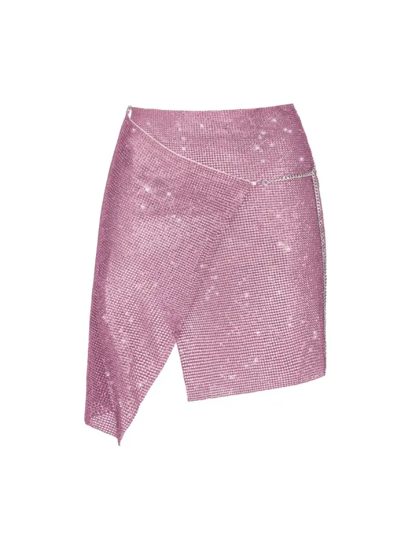 Rhinestoned Winona Skirt in Cosmo sold by Poster Girl