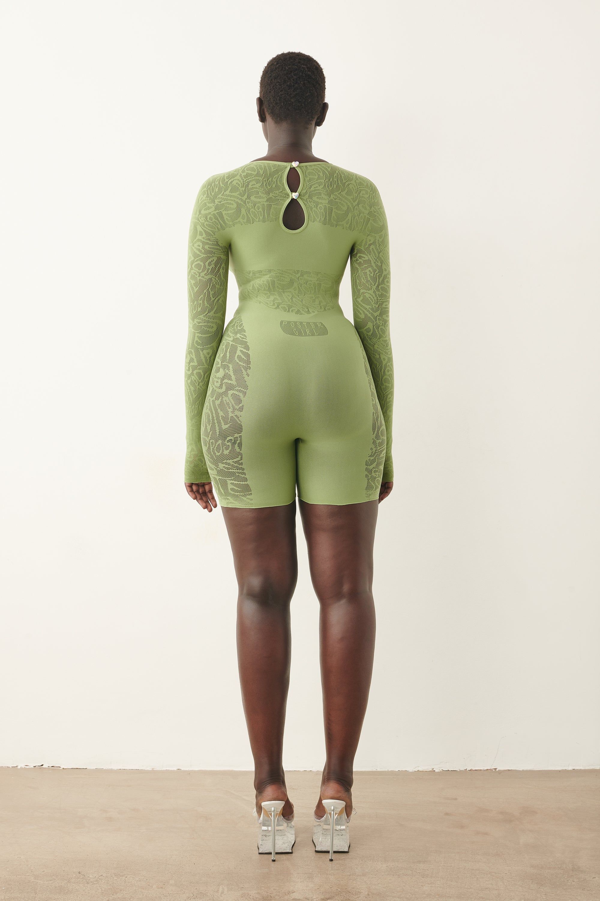 Jetta Jumpsuit Long Sleeve Sativa Green sold by Poster Girl product image thumbnail 4