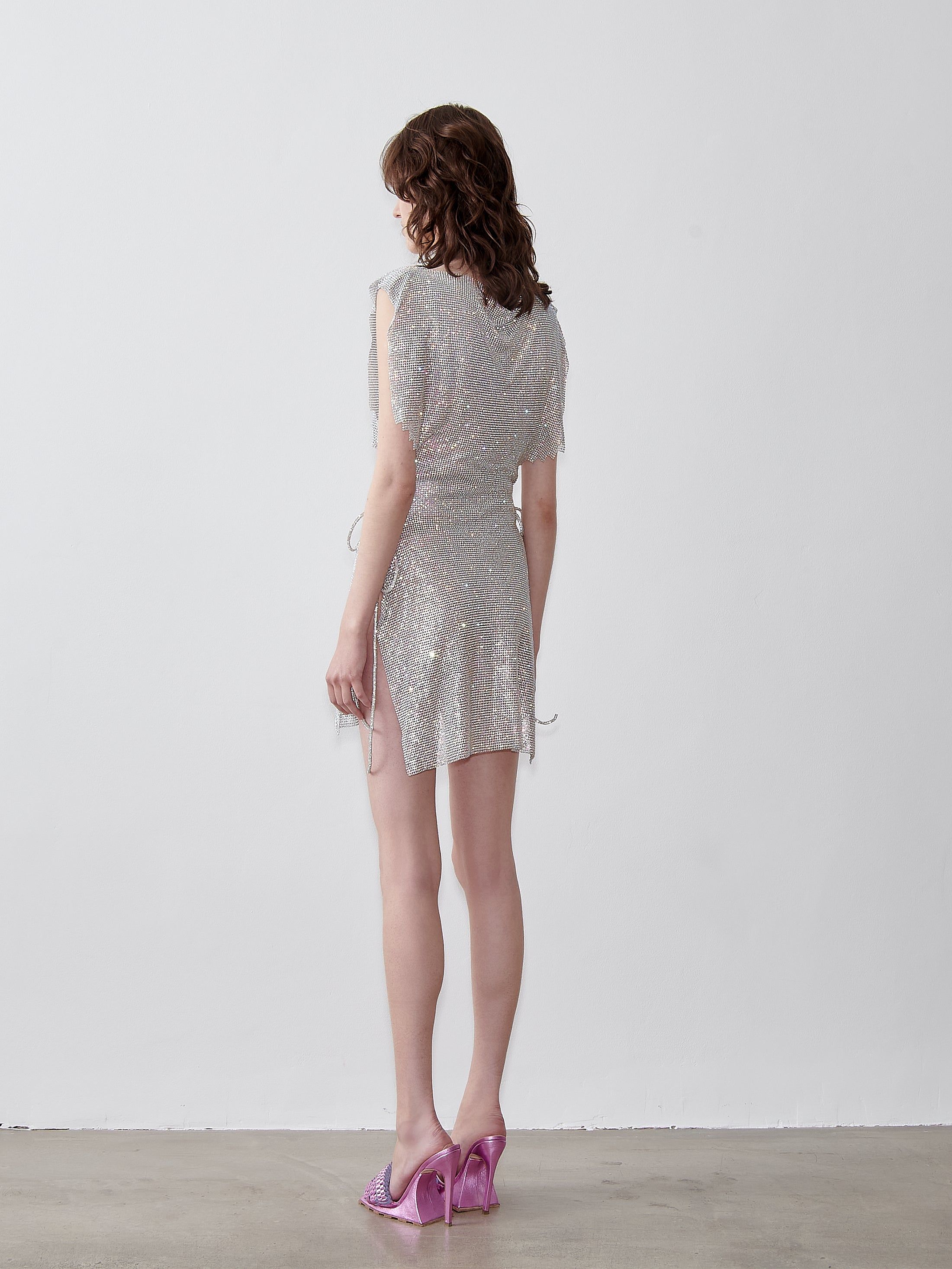 Rhinestoned Bamm Bamm Dress Mojito sold by Poster Girl product image thumbnail 4