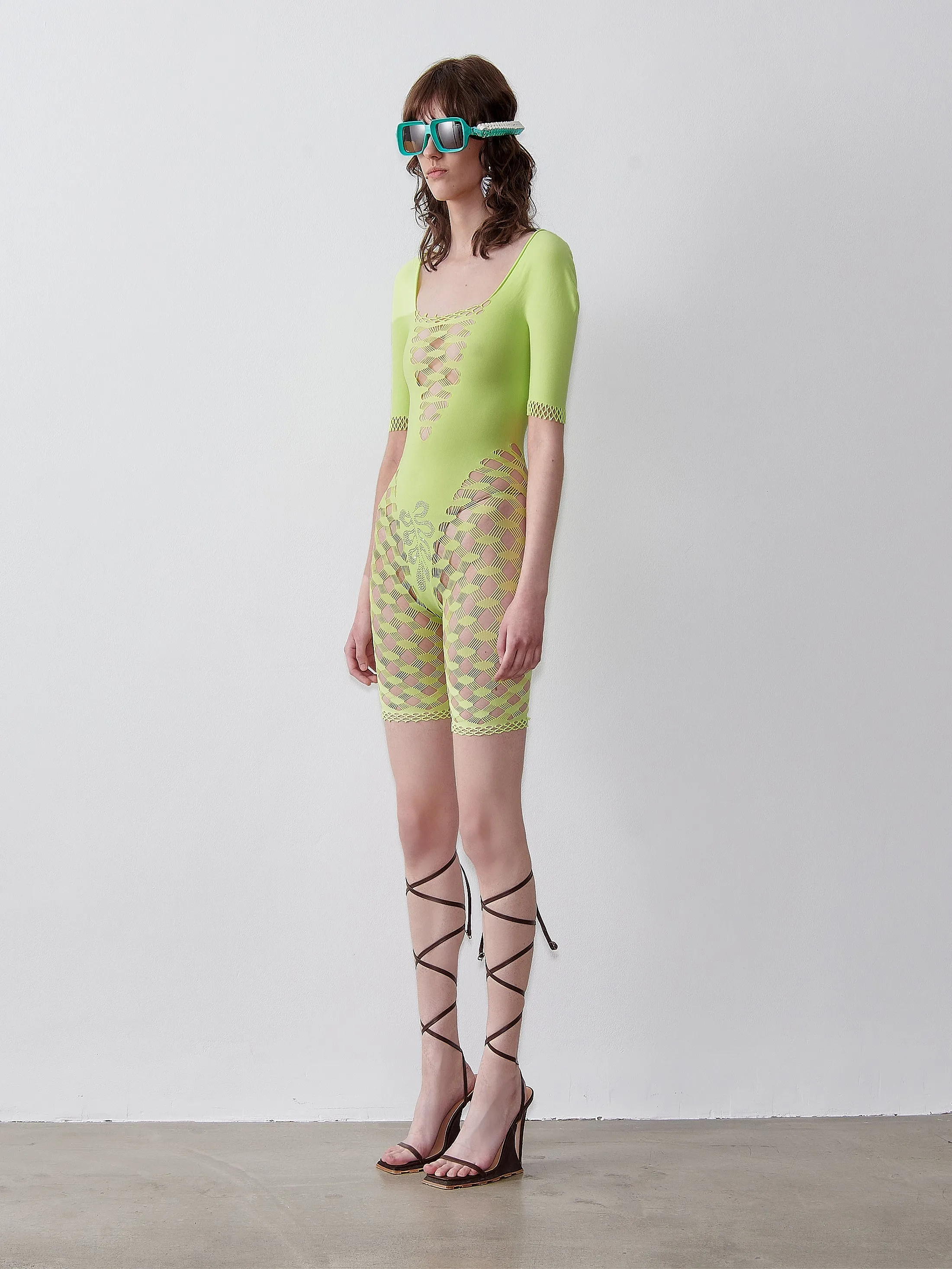 Shelly Playsuit Midori Sour sold by Poster Girl product image thumbnail 3