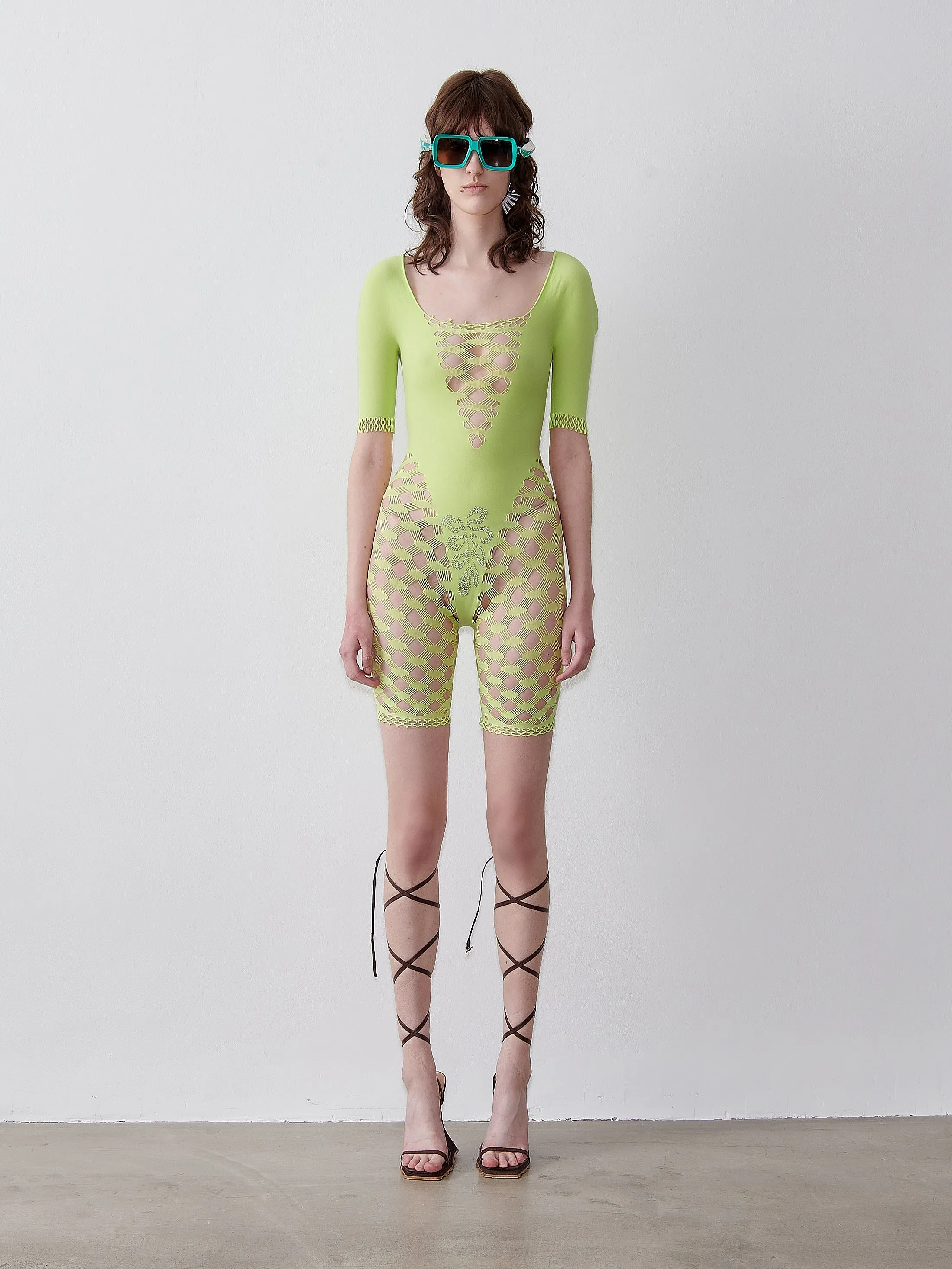 Shelly Playsuit Midori Sour sold by Poster Girl product image thumbnail 2