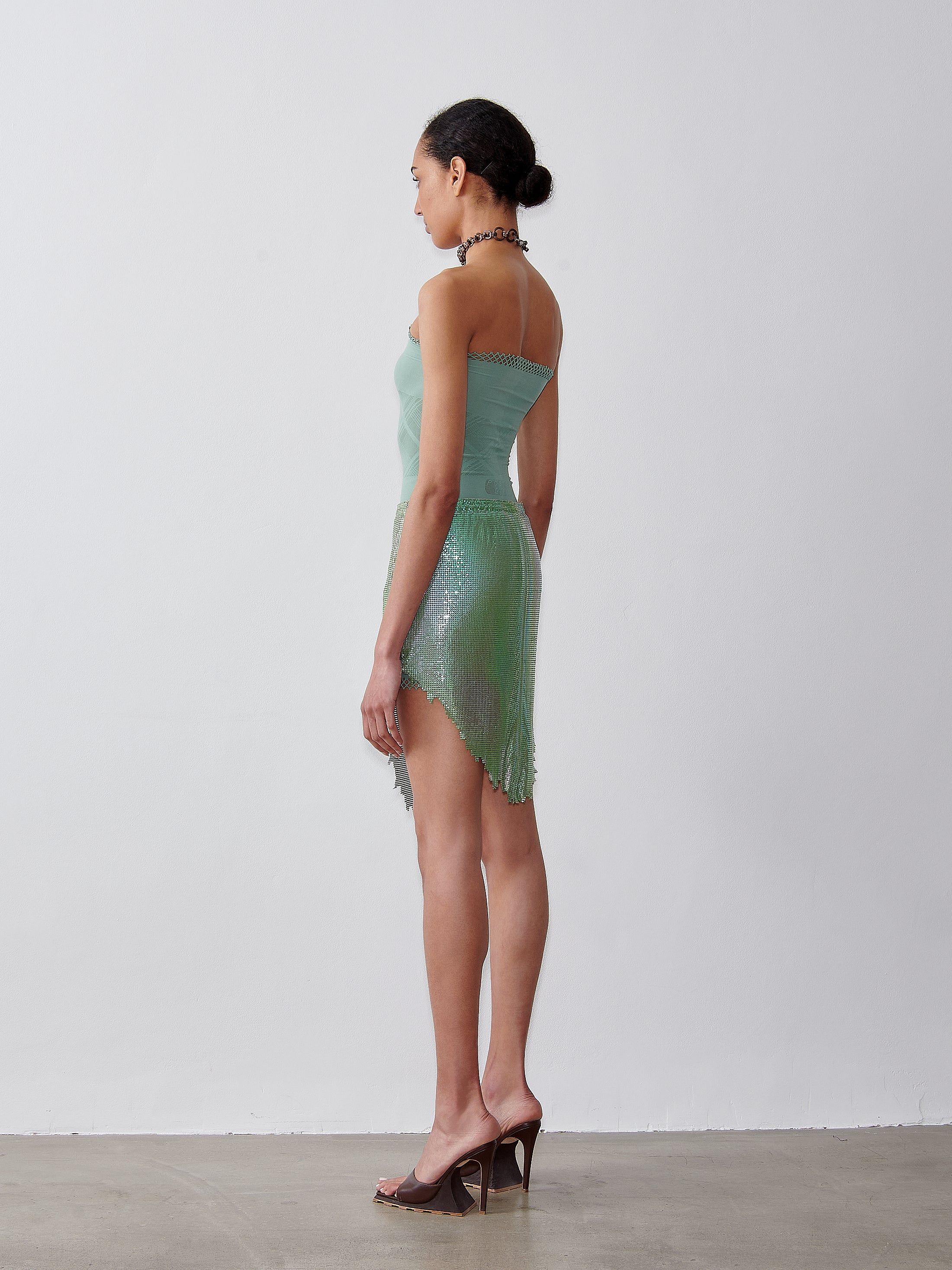 Coco Dress in Malachite Green sold by Poster Girl product image thumbnail 3