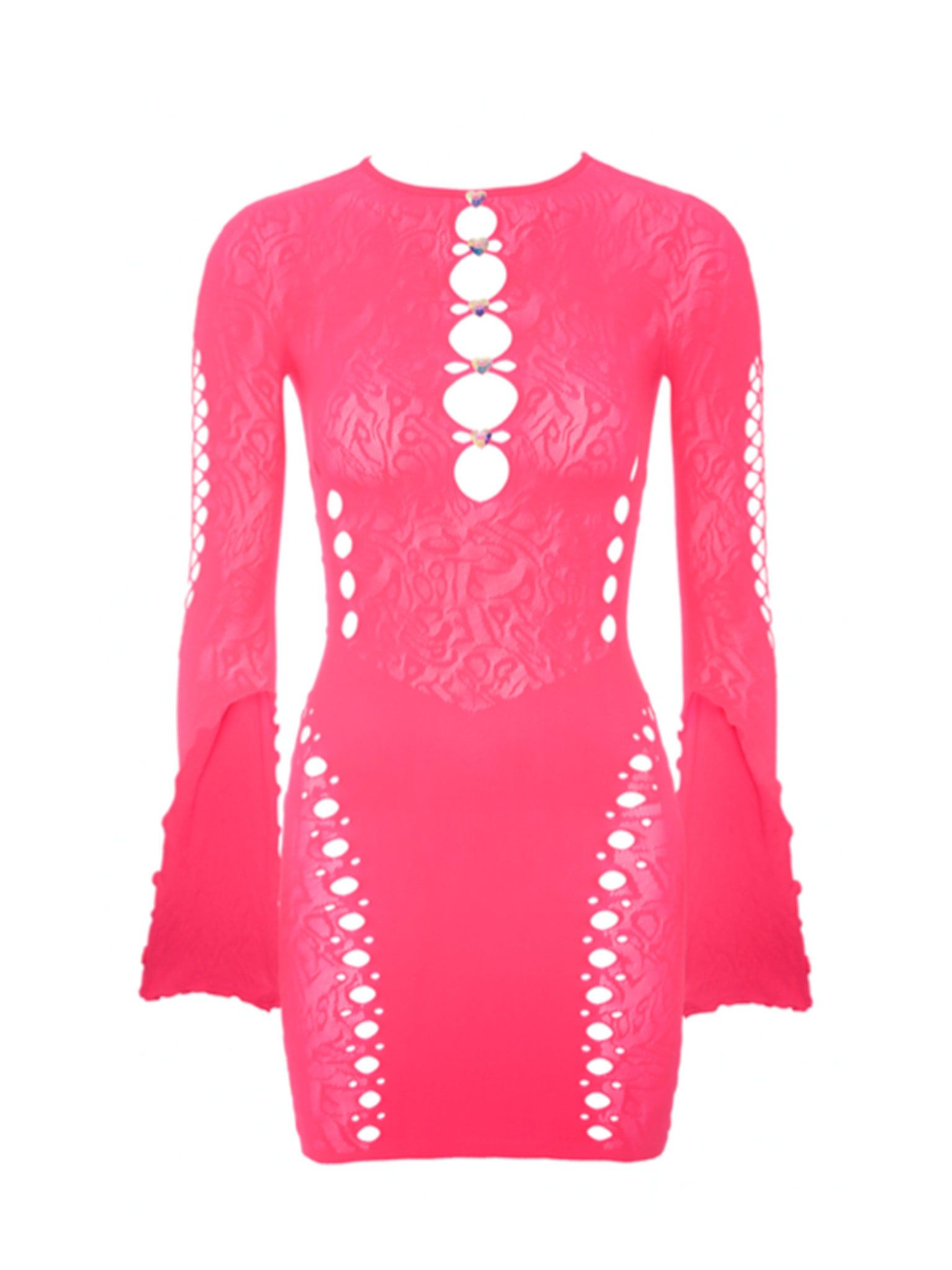 Cherry Dress Shocking Pink sold by Poster Girl