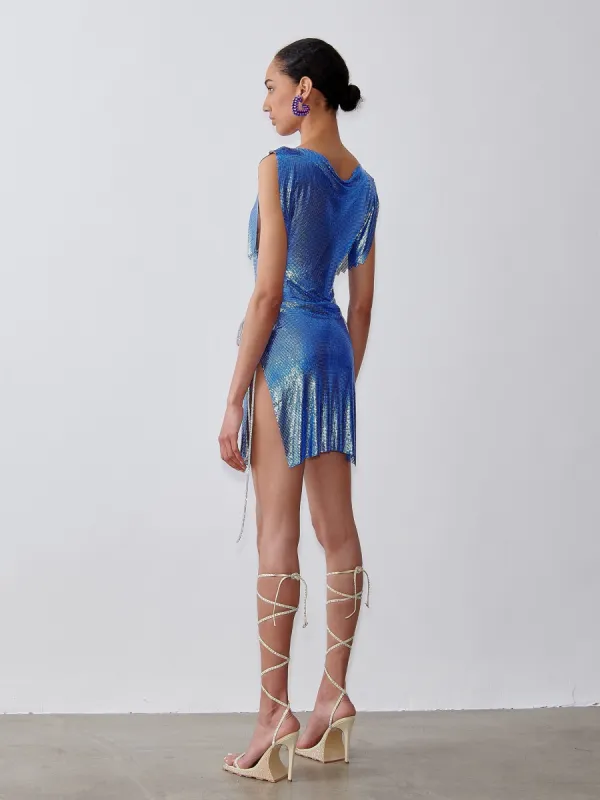 Bamm Bamm Mini Dress Lavender AW22 sold by Poster Girl