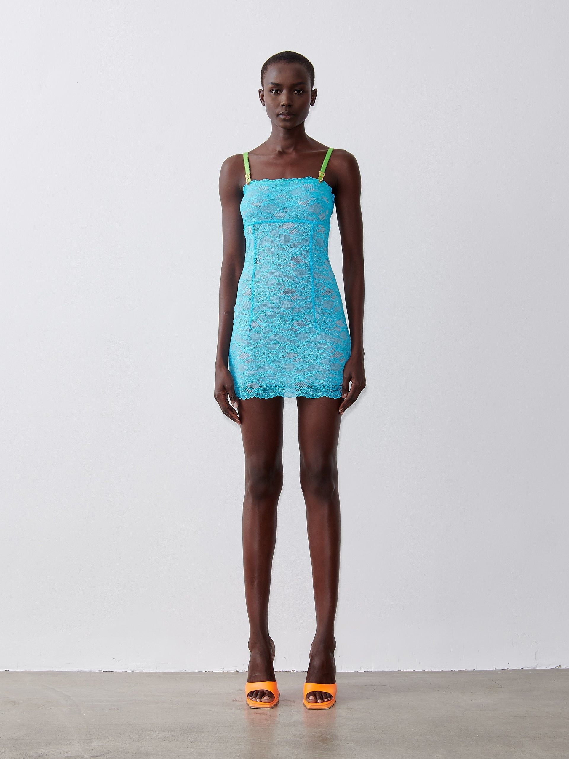 Blair Mini Dress WKD Blue sold by Poster Girl