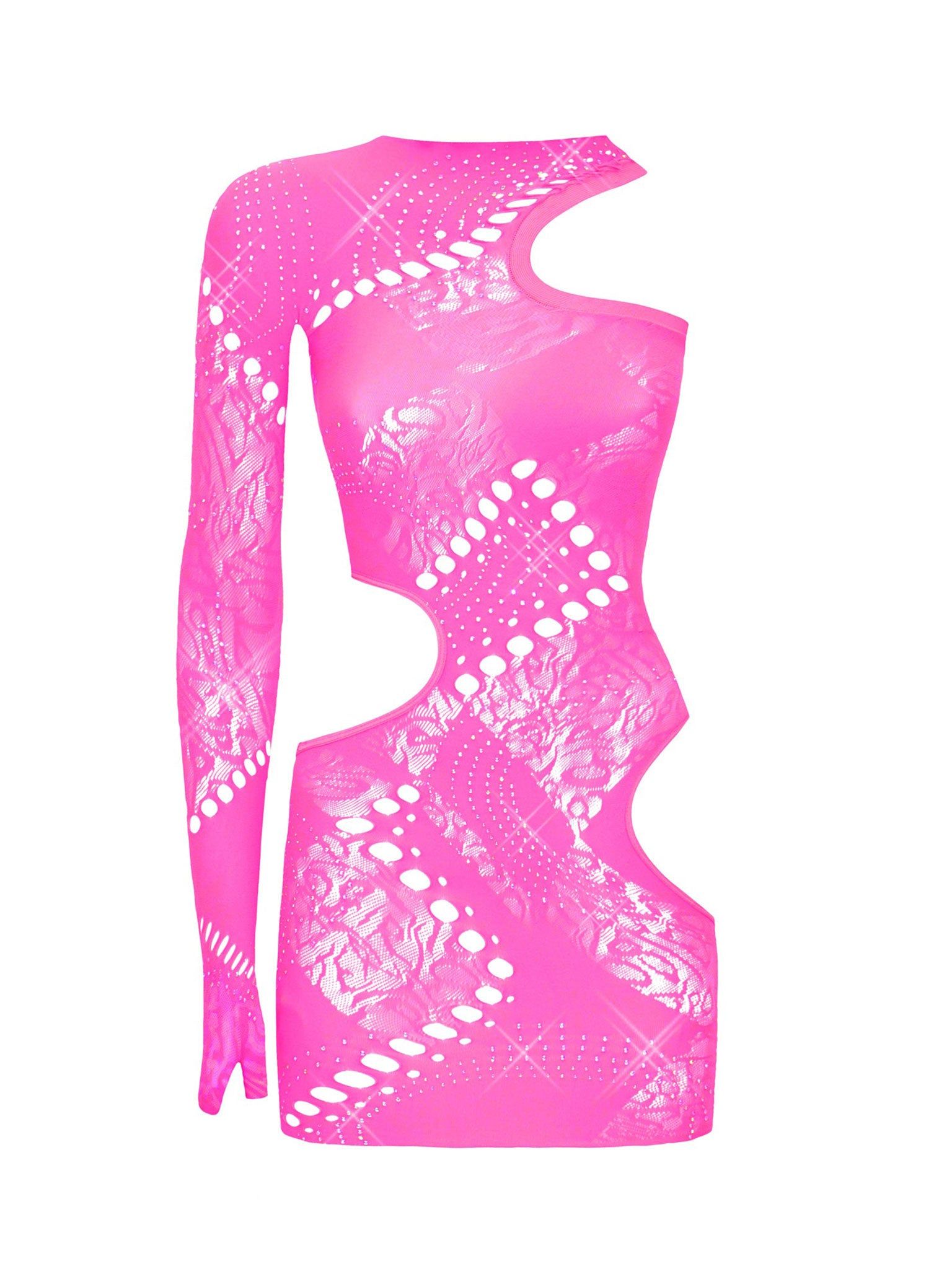 Blaize Dress Shocking Pink sold by Poster Girl